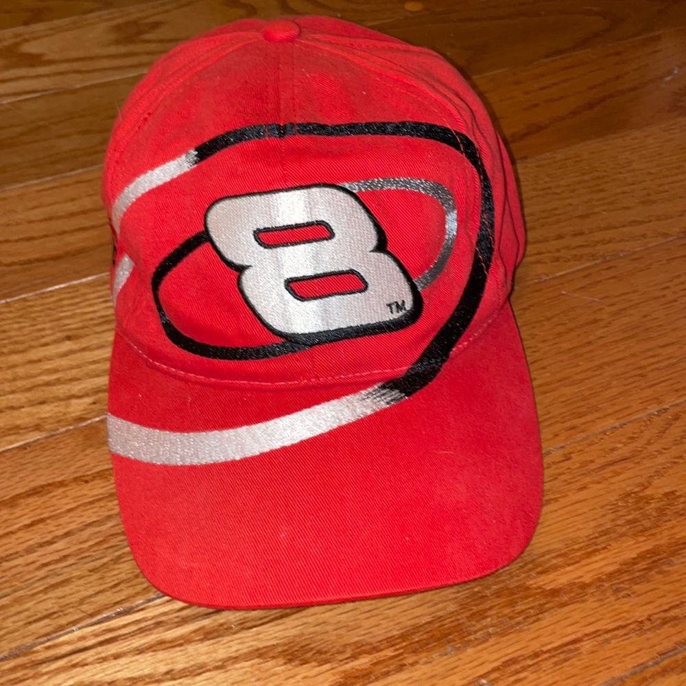 Dale Earnhardt Jr NASCAR 2000 Hat #8 Snapback Hat Competitors View Red EUC